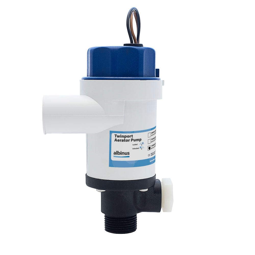 Twinport ALBIN PUMP MARINE Aerator Pump 1100 GPH 12V - 01-05-076