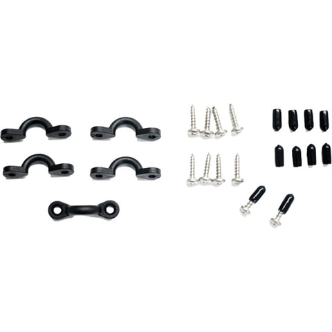 Molded Rubber Yak Gear Pole Clip Kit, 3/4-Inch