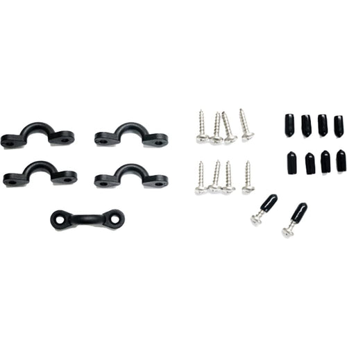 Molded Rubber Yak Gear Pole Clip Kit, 3/4-Inch