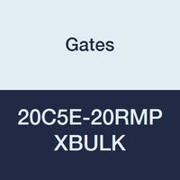 Gates XBULK 20C5E-20RMP Field Attachable for C5E Hose, Male Pipe NPTF, 30 Cone Seat, Steel, 1 1/8" ID (Pack of 25)