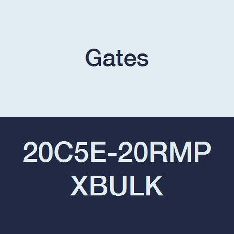 Gates XBULK 20C5E-20RMP Field Attachable for C5E Hose, Male Pipe NPTF, 30 Cone Seat, Steel, 1 1/8" ID (Pack of 25)
