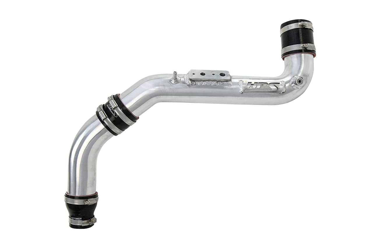 HPS Performance Upper Charge Pipe Polished Cold Side Compatible for 2018-2022 Honda Accord 1.5L Turbo, 17-134P