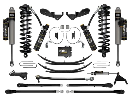 ICON 4WD 2023 Ford F-250/F-350 Super Duty 4-5.5" Lift, Stage 8 Coilover Conversion System w/Expansion Packs
