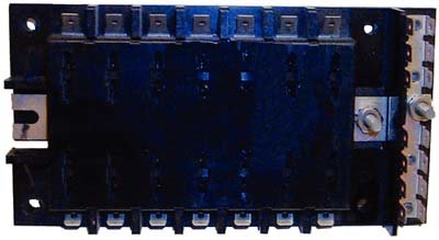 Sierra International ATO/ATC Style Fuse Block FS40450 with Ground Bus Bar