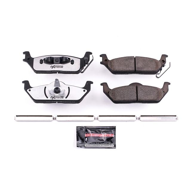 Power Stop Z36-1012 Rear Carbon-Fiber Ceramic Brake Pads Truck and Tow For Ford F-150 2004-2011, Ford F-150 Heritage 2004, Lincoln Mark LT 2006-2008 [Model Specific]