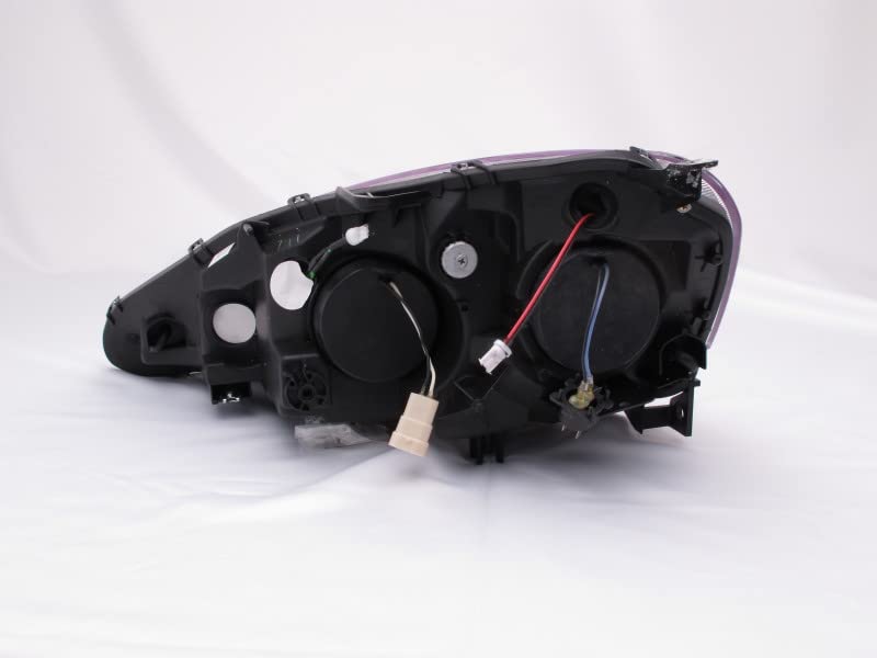 Headlight Assembly Anzo USA LED Strip Clear Lens Pair LED Black