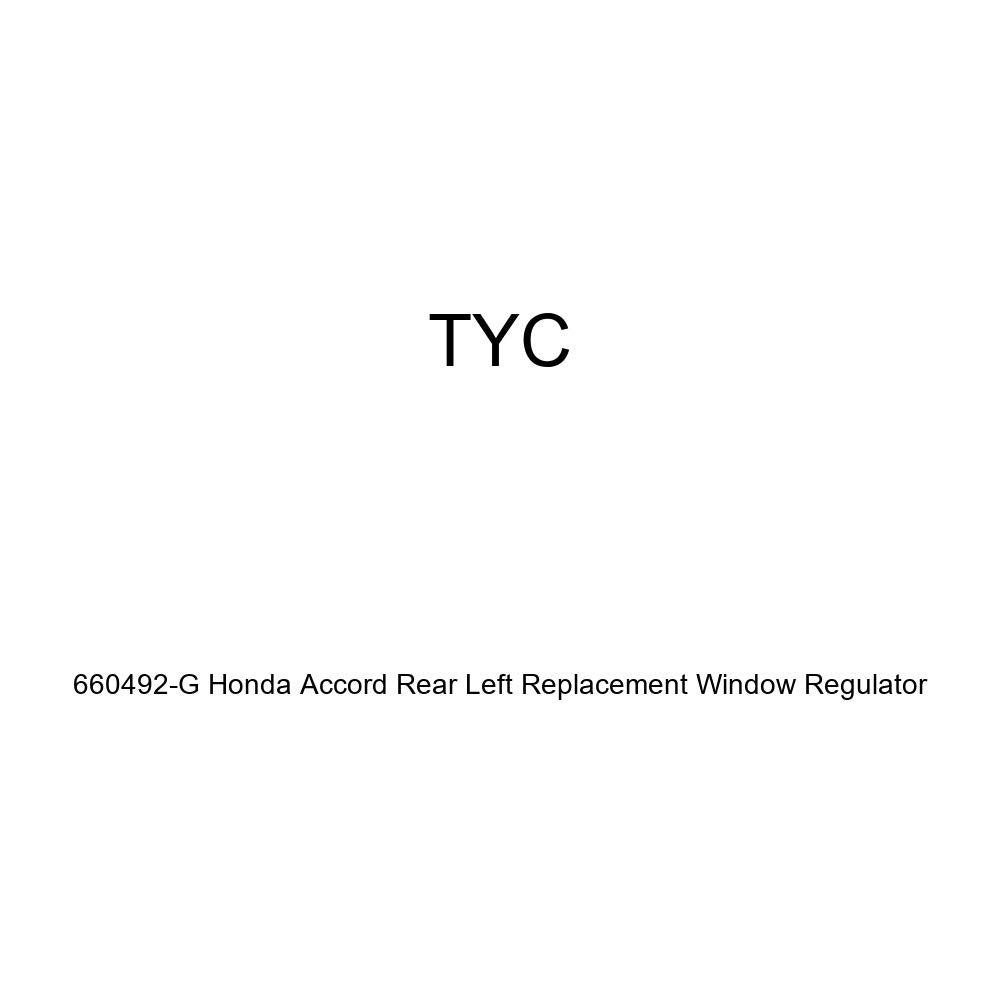 Honda Accord TYC 660492-G Rear Left Replacement Window Regulator