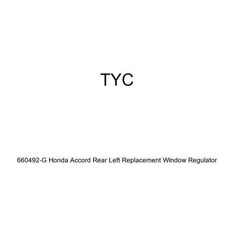 Honda Accord TYC 660492-G Rear Left Replacement Window Regulator