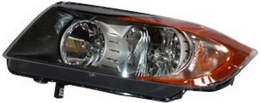 Left TYC Headlight Assembly Compatible with 2006-2008 BMW 3 Series