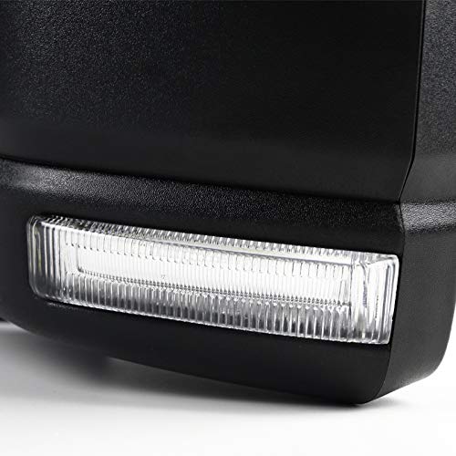 Power Heated LED Signal Side Mirrors Spec-D Tuning Compatible with 2003-2006 Ford Expedition, Left + Right Pair