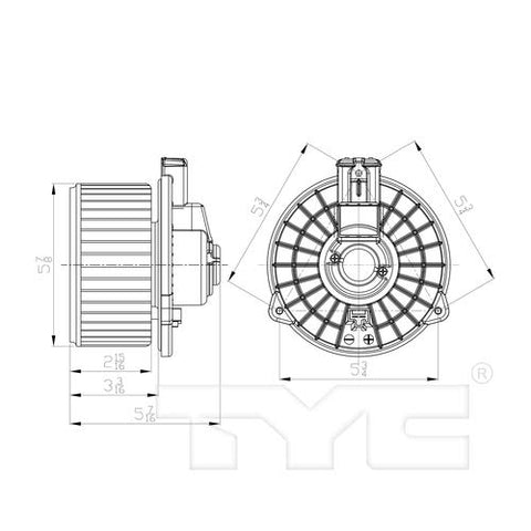 Hd Odysy (Rear) Blower Assy 05-17