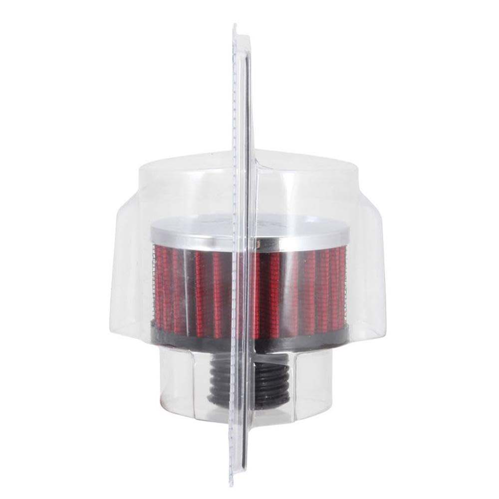 K&N Air Filter/Breather Vent: High Performance, Premium, Washable, Replacement Engine Filter: Flange Diameter: 0.5 in, Filter Height: 1.75 in, Flange Length: 0.9375 in, Shape: Breather, 62-1495