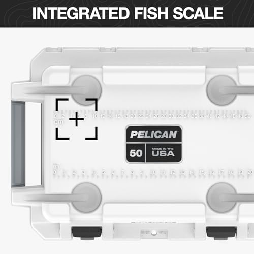 50 Quart Pelican Elite Cooler (Dark Grey/Green)