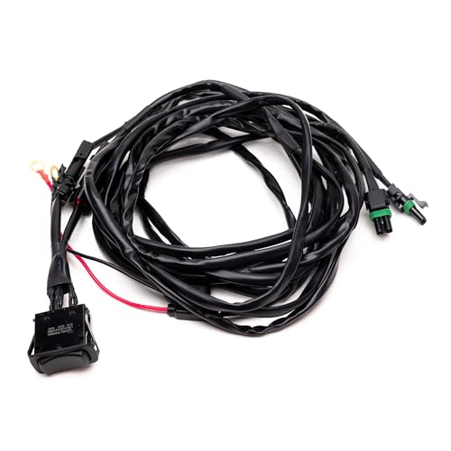 Baja Designs Dual-Lead Reflex Actuator Wiring Harness with Rocker Switch - Controls 1-2 Actuators