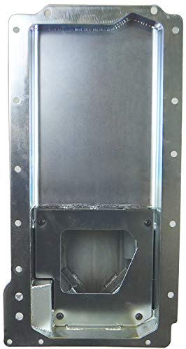 Moroso Steel Wet Sump Oil Pan 20148, Fits GM LS Engines, Road Race Baffle, Remote Oil Filter