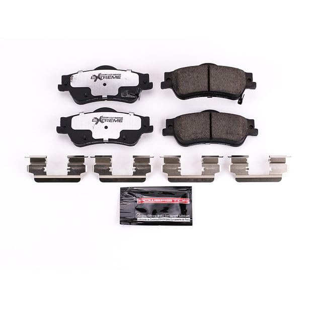 Power Stop Z26-1352 Rear Z26 Carbon-Fiber Ceramic Brake Pads For Chevrolet Caprice 2011-2017, Chevrolet SS 2014, Pontiac G8 2008-2009 [Model Specific]