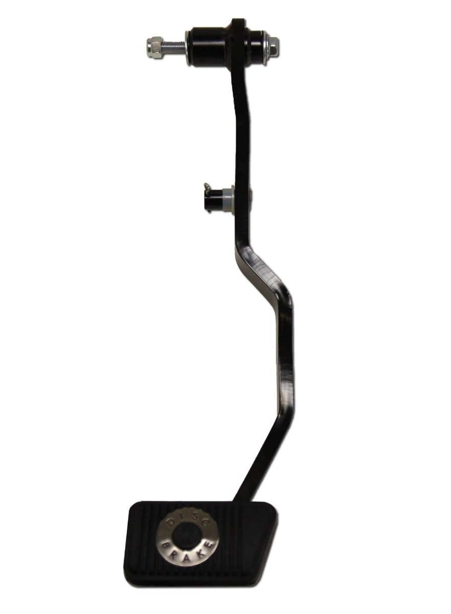 8 Inch LEED BRAKES Dual Diaphragm Power Brake Booster With Bracket, 1 Inch Bore Master Cylinder With Manual Trans Brake Pedal (Black)