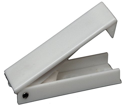 Squared Baggage Door Catch RV Designer E212, White, 2 Per Pack, Compartment Hardware
