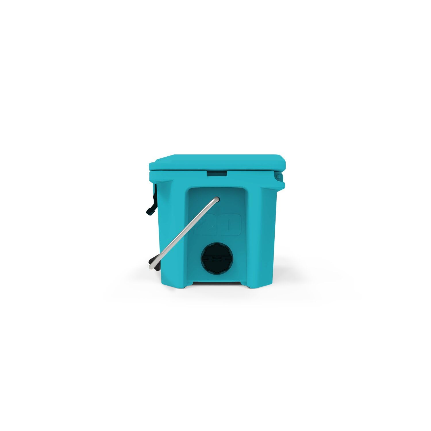 20 Cooler Grizzly | 20 qt Ice Chest Durable Rotomolded Insulated | Made in USA | Warranty for Life | For Beach Boat Camping Fishing Hunting | G20 | Teal