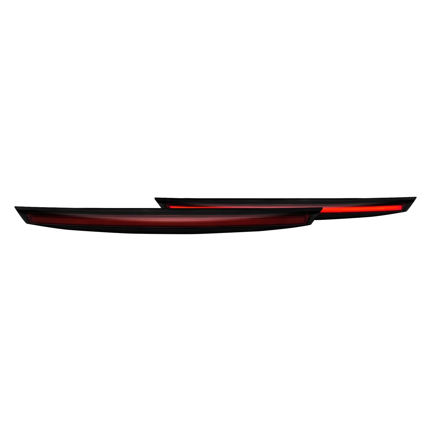 ANZO 2007-2014 Compatible with Chevrolet Suburban 1500 LED 3rd Brake Light Black Housing Smoke Lens w/Spoiler 1pc