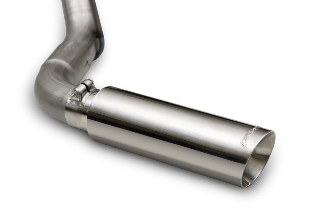 American Thunder Flowmaster 818158 Cat-Back Exhaust Kit 2.5 Inch Aluminized Steel Dual Rear Exit Compatible with 2019-2023 Ford Ranger 2.3L 2 or 4WD Super Crew Cab 5-foot bed and Super Cab 6-foot bed