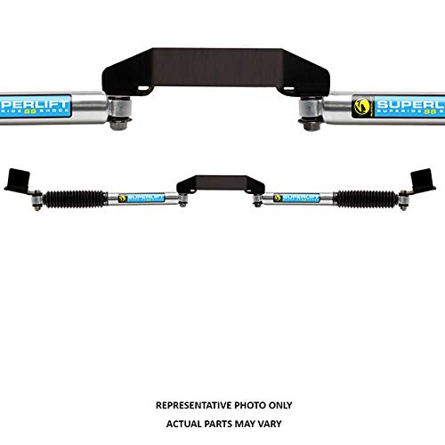 SUPERLIFT SUSPENSION RealTruck Dual Stabilizer Kit for RAM 2500/3500 | Bilstein 5100 Series Cylinders | 92700 | Fits 2003-2008 Dodge RAM 2500/3500 4WD with 3" of Lift or Higher