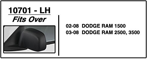 Dodge CIPA 10701 Custom Towing Mirror - Driver Side