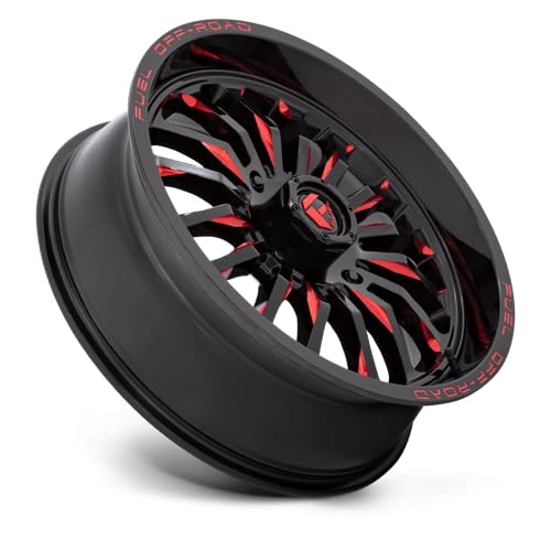 UTV Fuel D822 20X7 4X137 G-BLK MILL-RED 13MM - D8222070A644