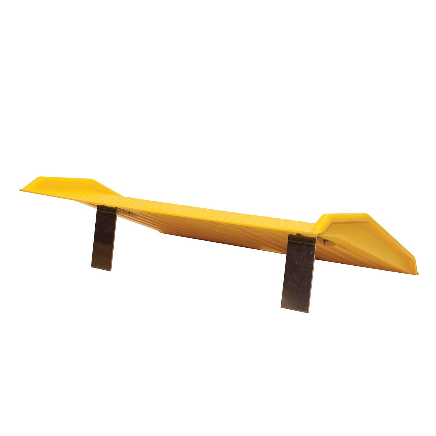 Eagle 1797 Fixed Lightweight Poly Dockplate, 36" Length x 48" Width x 5" Height, Yellow, for Hand Trucks