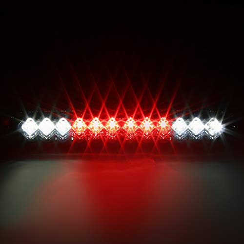 3rd Third Brake Light SPEC-D TUNING Smoke Lens Compatible with 1999-2016 Ford F-250/F-350/F-450/F-550 Super Duty, 1993-2011 Ford Ranger