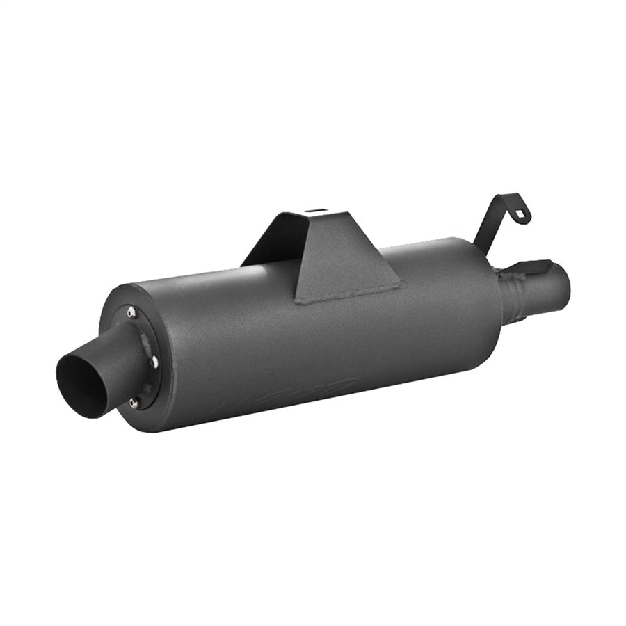 MBRP Slip On Straight Core Exhaust Made of Black-Coated Aluminized Steel | Fits Polaris Worker 335 4x4/500 4x4 EBS 1999 | Moderate Sound | AT-6501SP