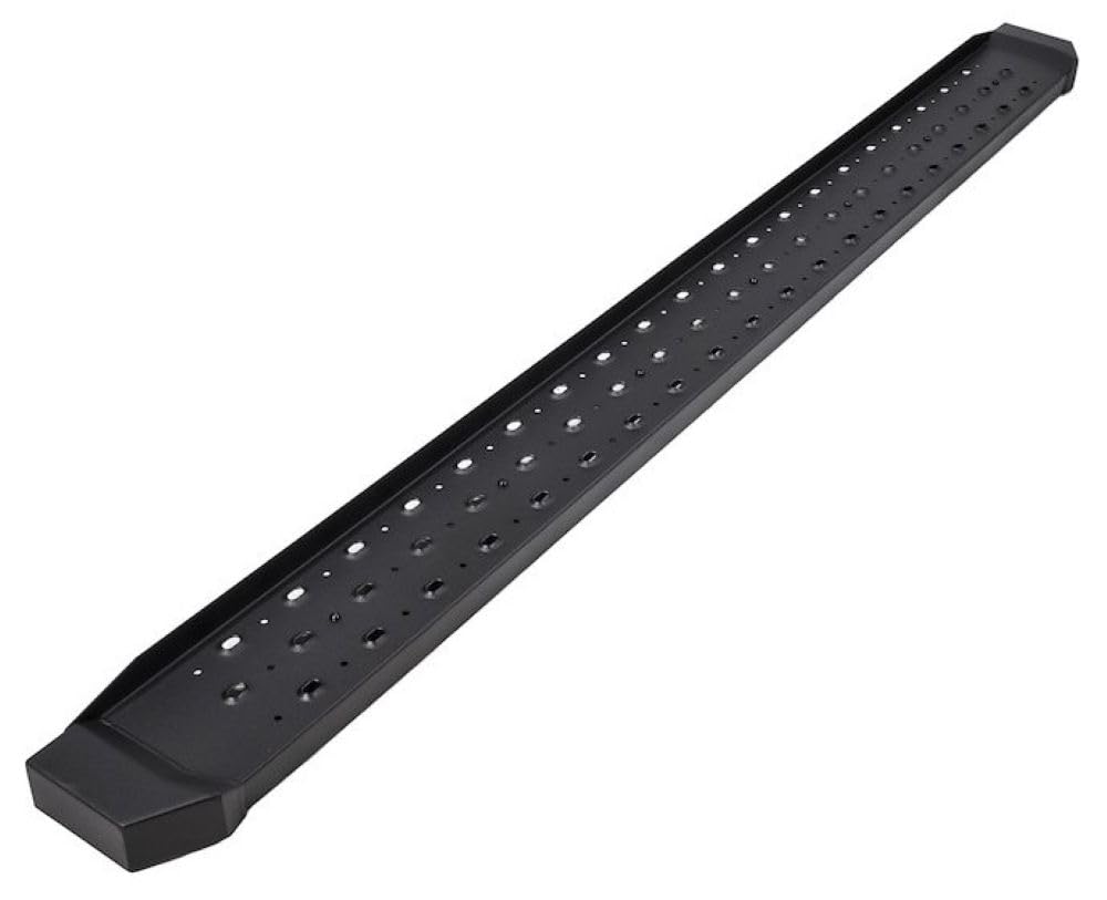 RBW10B TrailFX Running Board Fits Ram 1500 Crew Cab 2015-2018 Steel 6.5 Inch Black Powder Coated Steel Rocker Panel Mount 300 lb Capacity Without Logo Set of 2 Running Boards