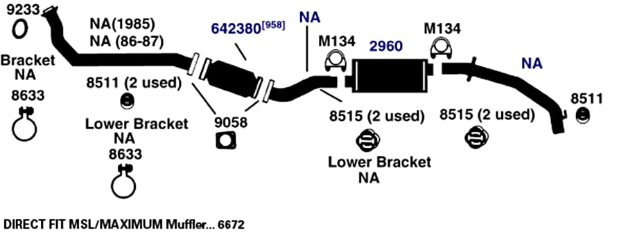 U Clamp AP Exhaust - 8633