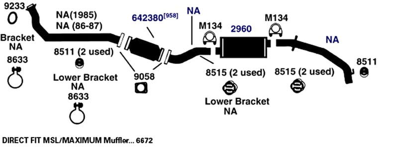 U Clamp AP Exhaust - 8633
