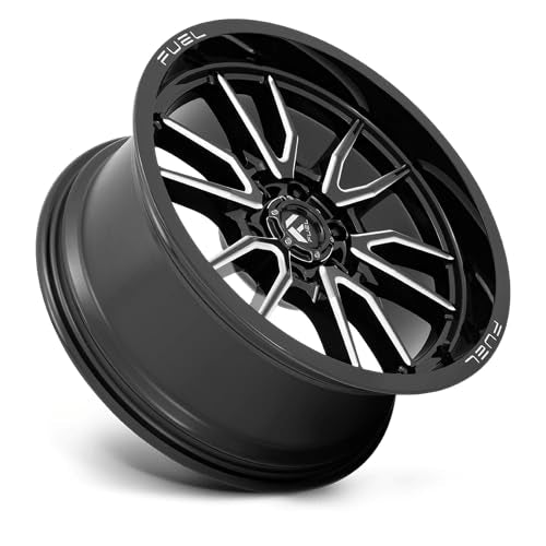D761 CLASH FUEL OFF-ROAD 20X9, 6X135, 5.04, 1mm GLOSS BLACK MILLED - D76120908950