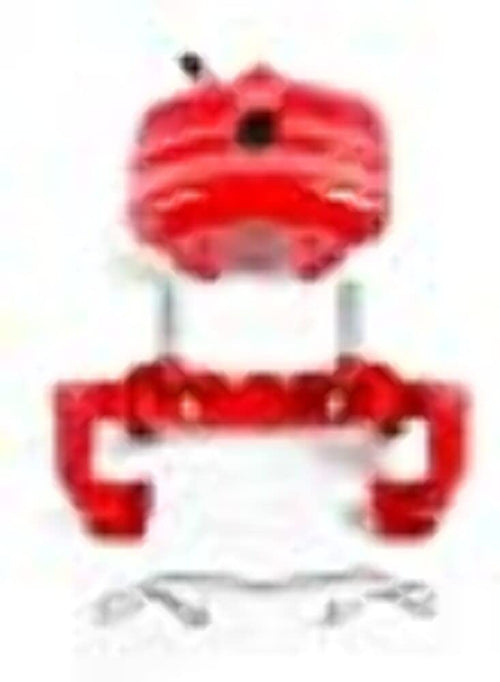 Power Stop Front Pair of High-Temp Red Powder Coated Calipers for Audi A3, VW Beetle, VW, VW GTI, VW Golf, VW Jetta, VW Rabbit [Model Specific]