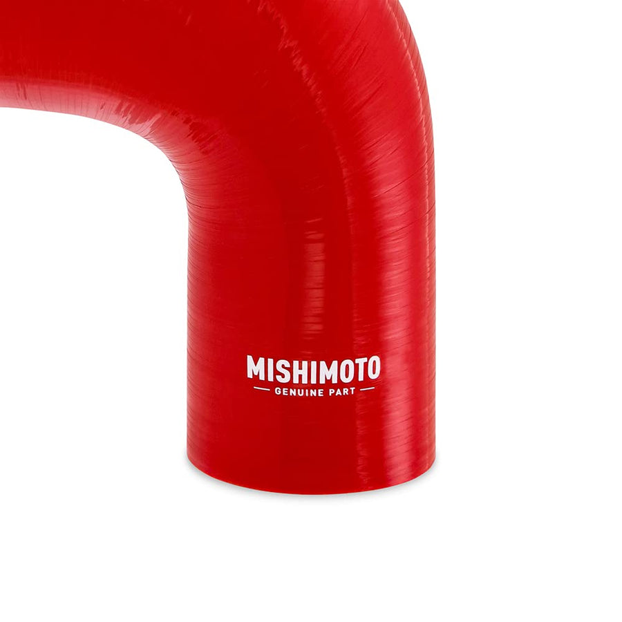 Mishimoto 90-Degree MMCP-R90-30375RD Silicone Transition Coupler, 3.00" to 3.75", Red