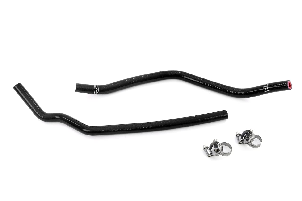 HPS Performance Coolant Tank Supply Hose Kit Black Compatible for 2003.5-2005 Ford Excursion 2003-2007 F250 F350 F450 F550 Superduty 6.0L V8 Diesel Turbo, 57-2119-BLK