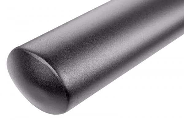4-Inch Rugged Ridge Oval Side Step, Fine Textured Black; 2020-Current Jeep Gladiator JT