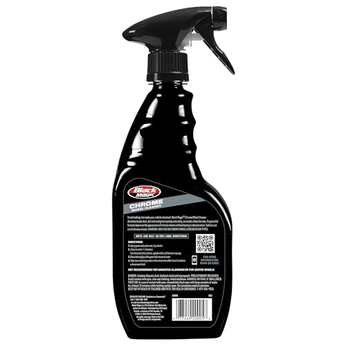 Chrome Wheel Cleaner Black Magic 120005, 23 oz.