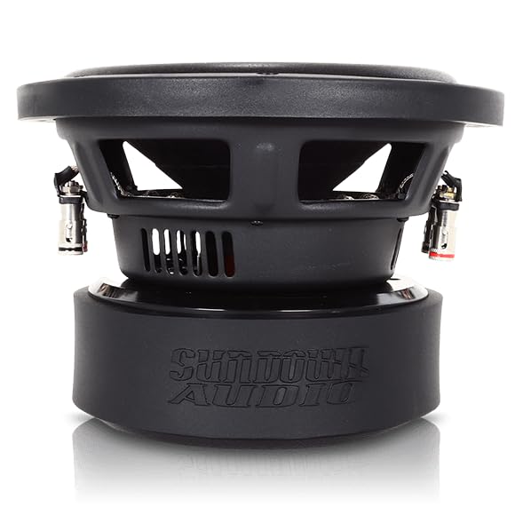 E Series v.6 Sundown Audio 8" D4 Car Subwoofer - 400W RMS / 800W Peak, Dual 4-ohm Voice Coil, Optimized for Ported Enclosures, Deep Bass – E8v6D4