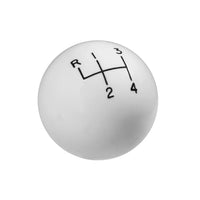 4-Speed Hurst Classic White Shifter Knob