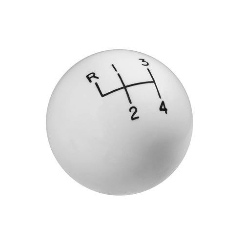 4-Speed Hurst Classic White Shifter Knob