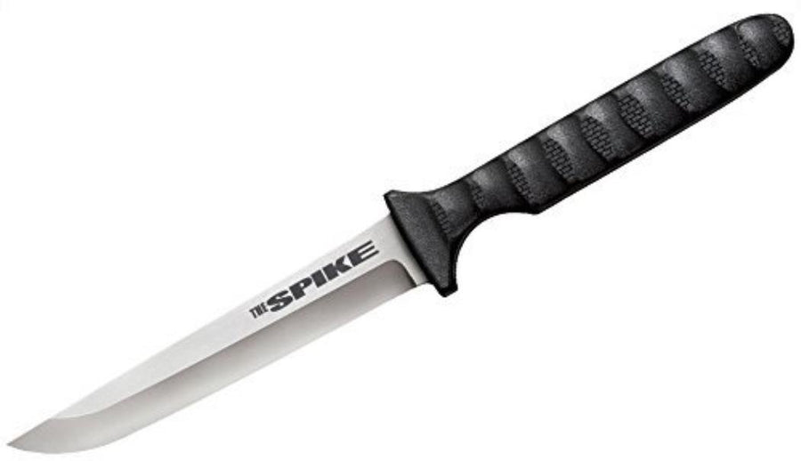 Drop Point Spike BigTProducts, Black Faux G-10 Handle, Plain w/Sheath