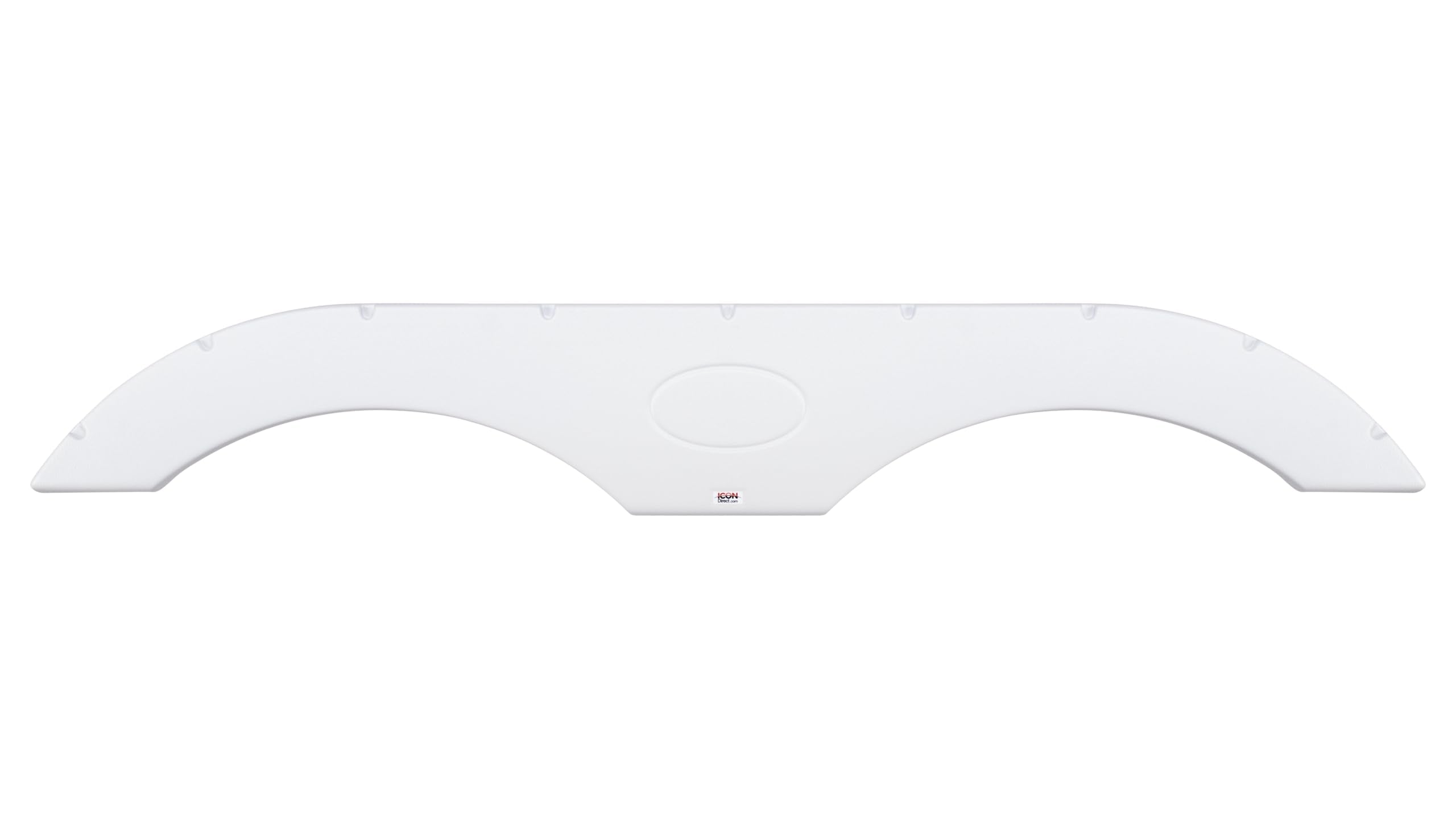 Tandem Axle ICON RV fender skirt FS1770 for Crossroads, Dutchmen, Forest River, Keystone, Palomino, KZ, Heartland, Skyline & more - 69 3/8" x 9 1/2" overall measure, Polar White
