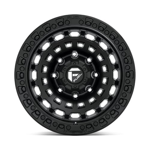 D633 ZEPHYR FUEL OFF-ROAD 17X9, 8X6.5, 5.04, 1mm MATTE BLACK - D63317908250