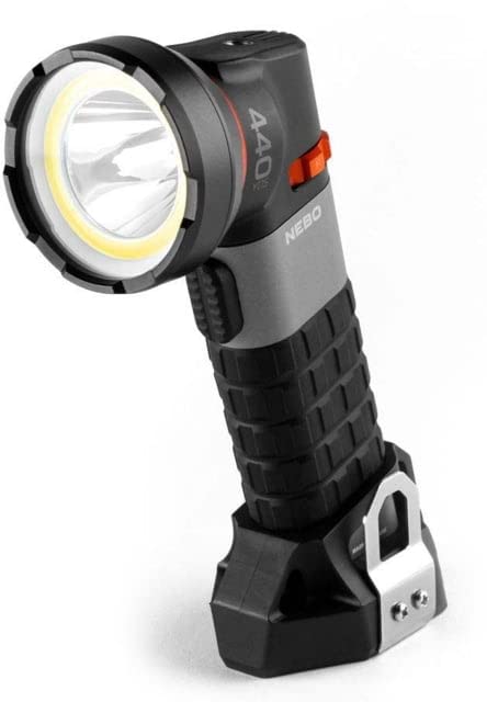 SL25R NEBO Luxtreme 500 lm Black LED Spotlight 18650 Battery
