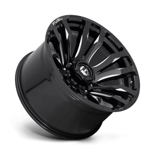 1PC Fuel D673 22X12 8X6.5 GL-BLK-MIL -44MM - D67322208247
