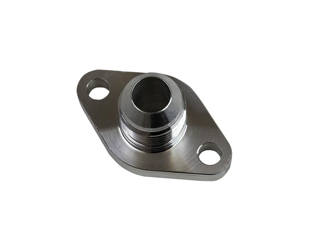 Moroso 23720 Turbo Return Fitting 8AN, Fits 20967 Oil Pan for Mistubishi EVO 7/8/9