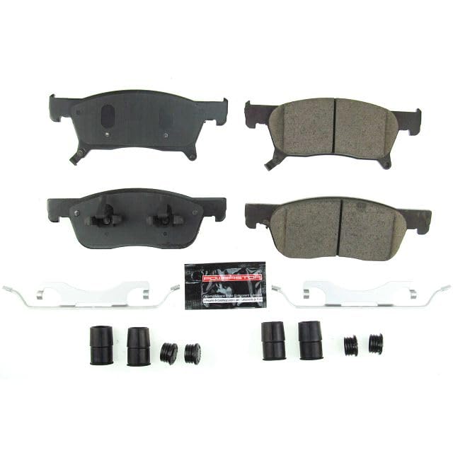 Power Stop Z23-2170 Z23 Evolution Sport Carbon Fiber Infused Ceramic Brake Pads with Hardware For Subaru Ascent 2019-2022 [Model Specific]